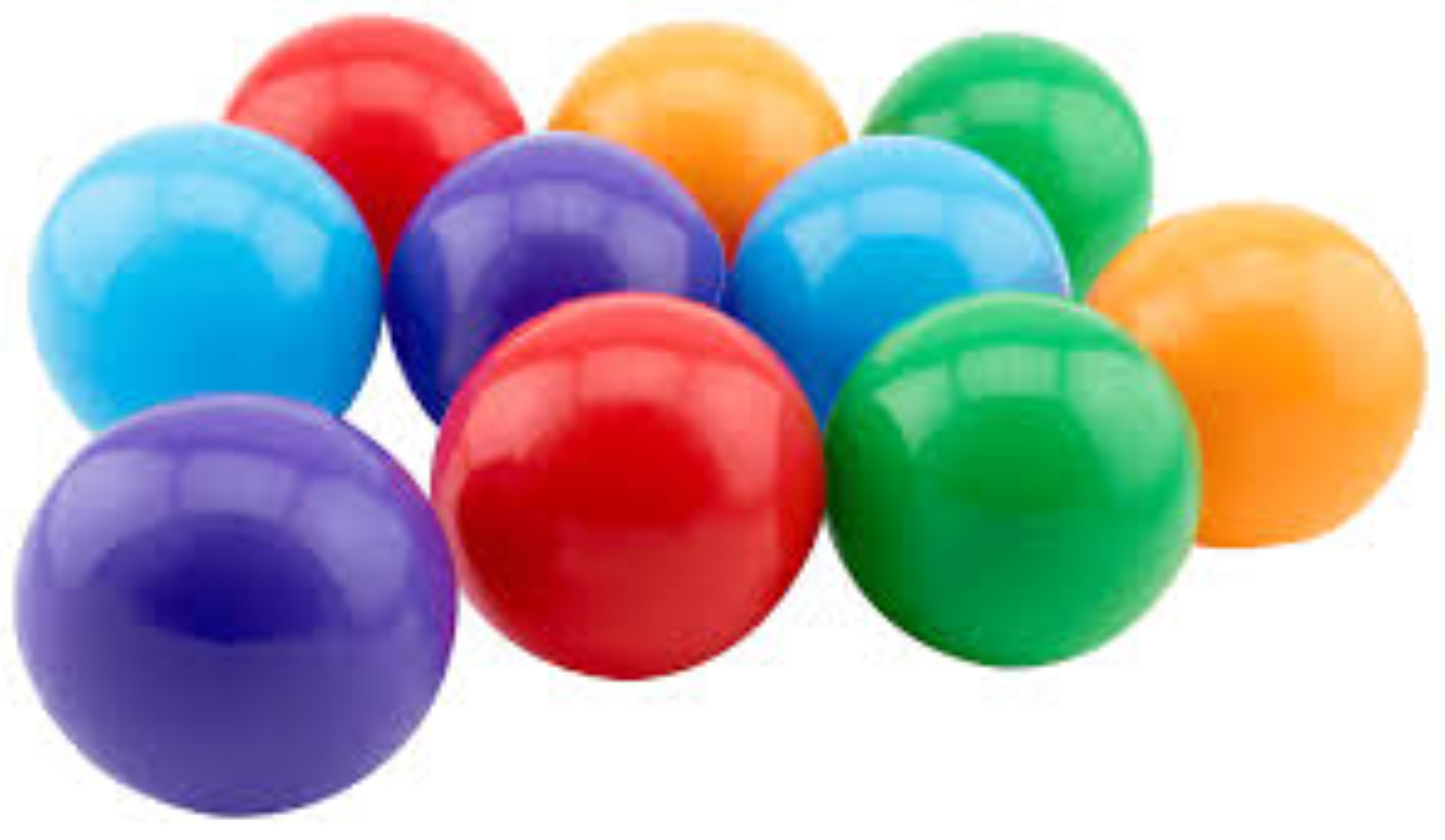 PLASTIC BALL MIXED COLOUR 012008